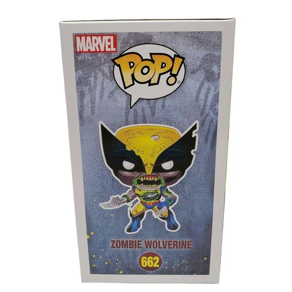 Funko POP 662 GITD Marvel Zombie Wolverine NIB - Picture 5 of 9